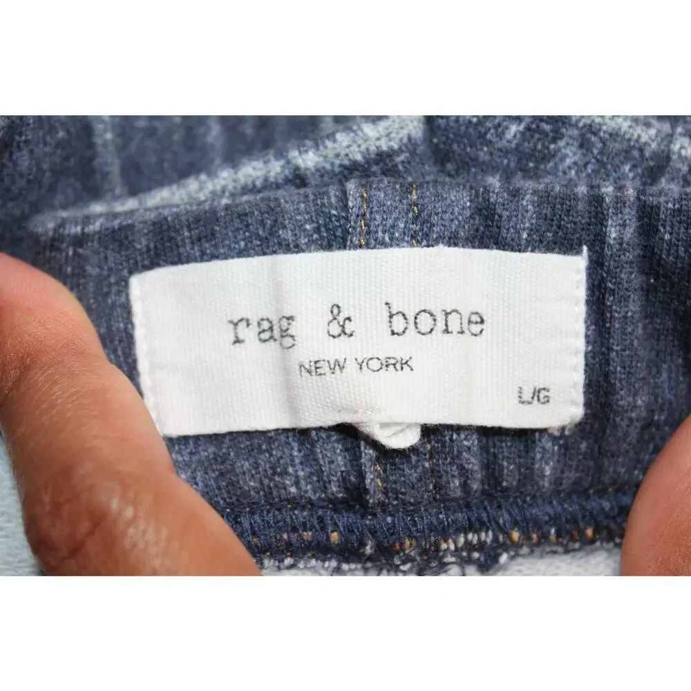 Rag & Bone Blue Faux Distressed Denim Cotton Casual Stretchy Soft Summer Shorts
